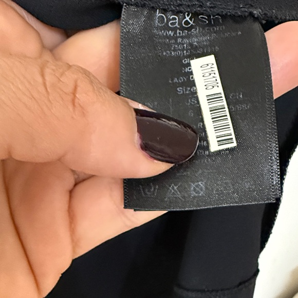 ba&sh Black Mini Long Sleeves‎ Wrap Dress - Picture 5 of 10